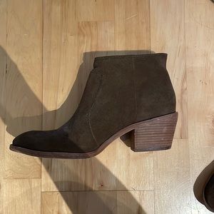 Madewell suede booties